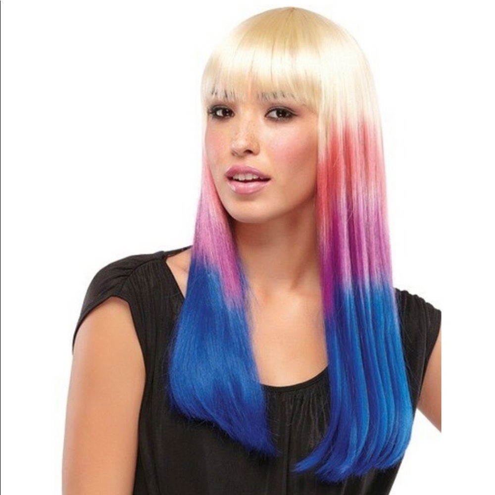 Party girl wig color fuschia